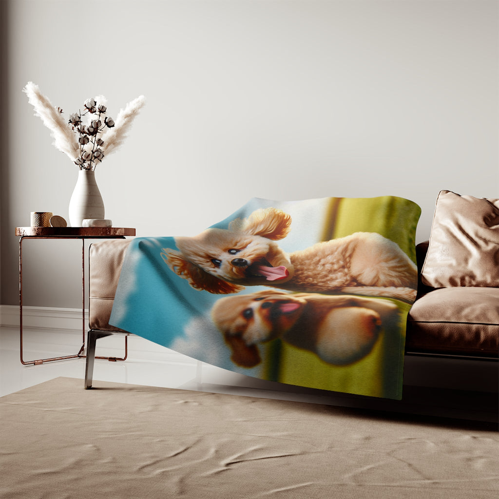 Sweatshirt Blanket – Plush Fleece Throw, 2 Size Options