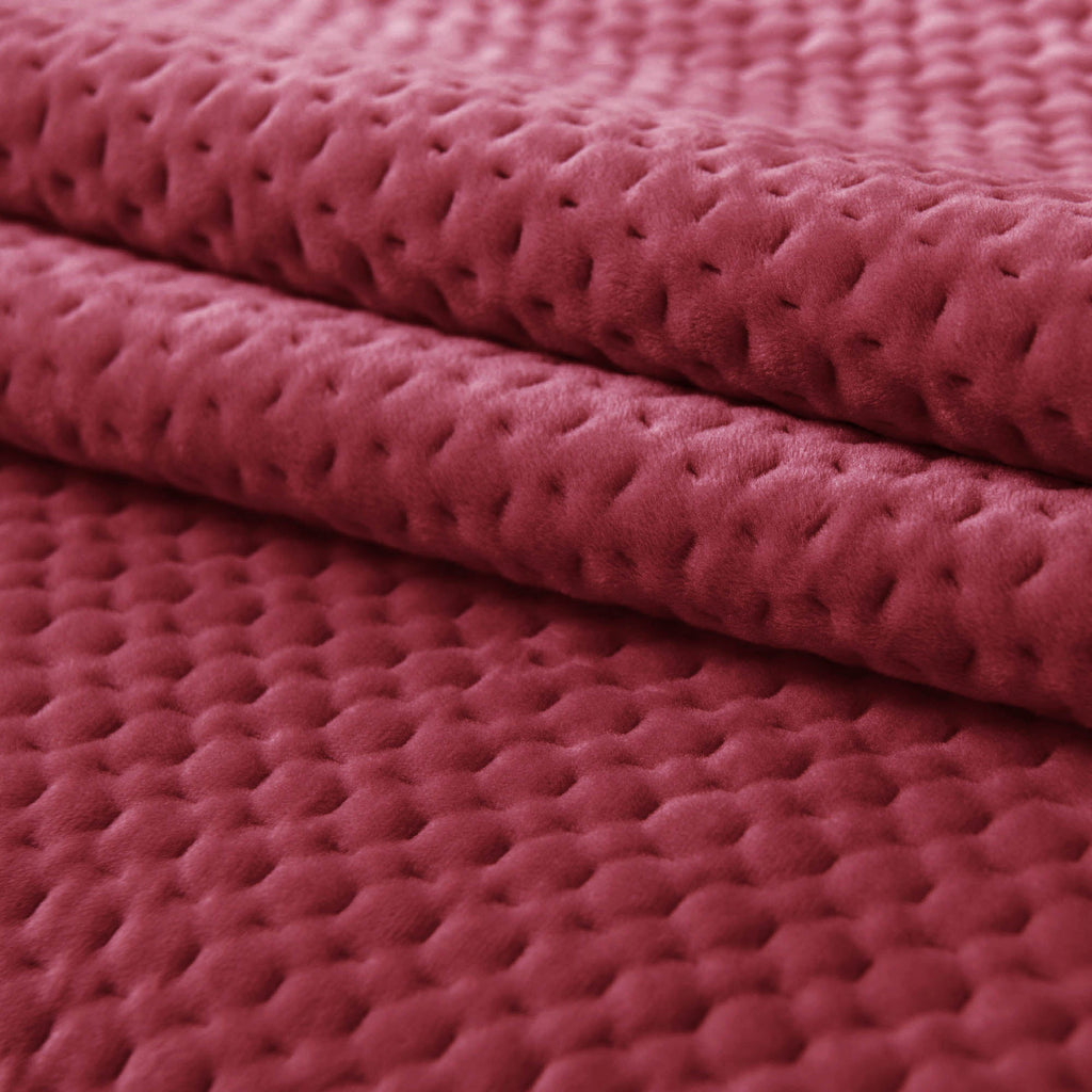 Kasentex Ultra Soft Plush Poly-Velvet Quilt Set, Queen, King, Room Decor, Graduation Gifts, Fathers Day Gift