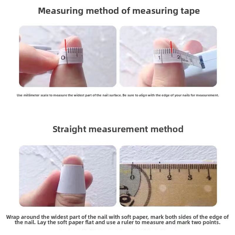 0989- Handmade press on nails fake nails removable