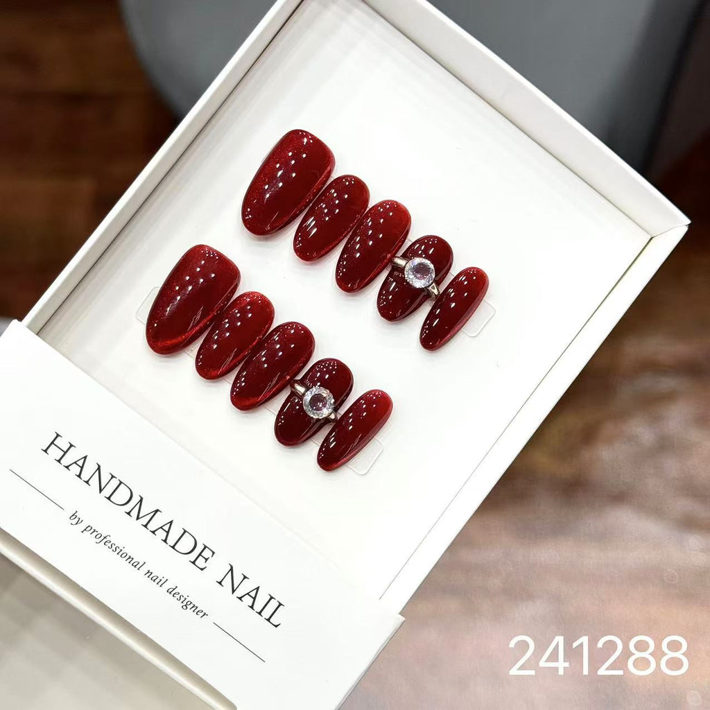 1030- Handmade press on nails fake nails removable