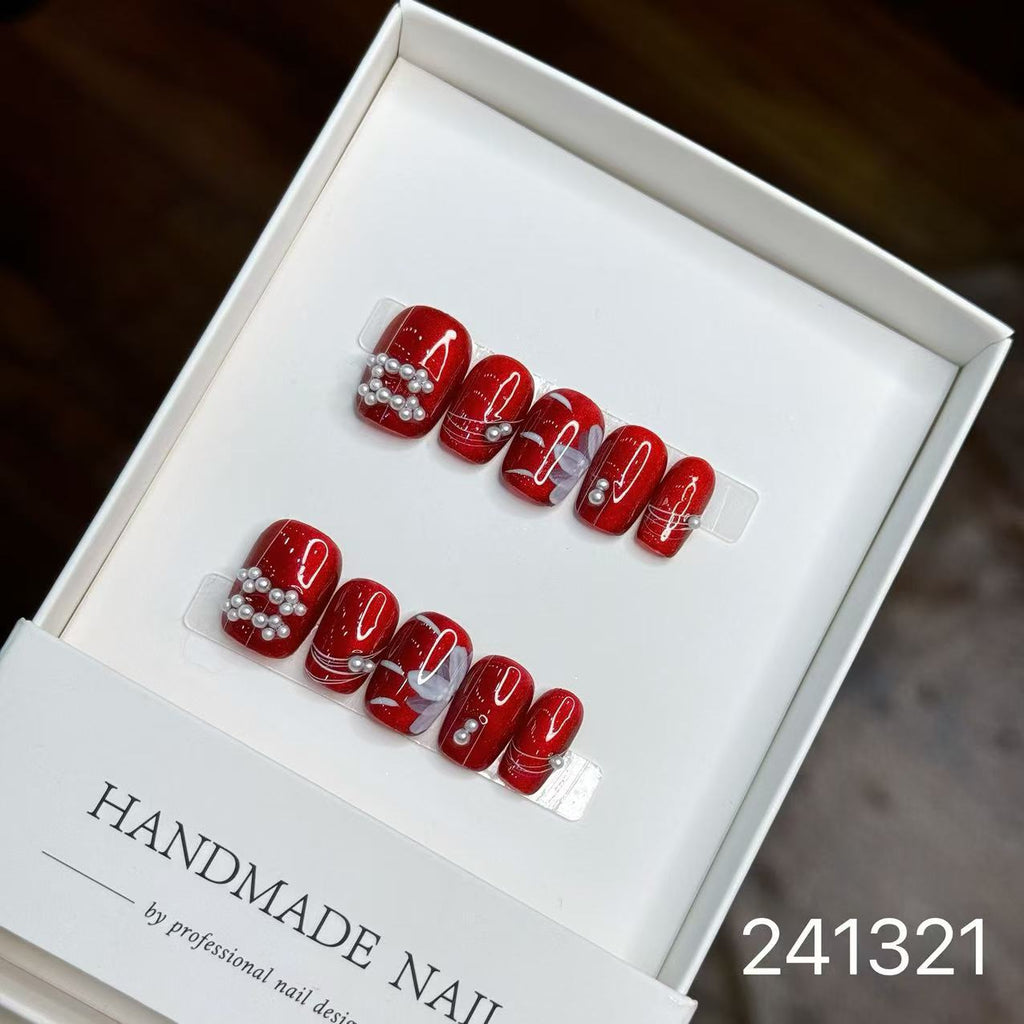 1030- Handmade press on nails fake nails removable