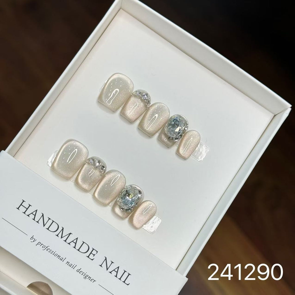 1030- Handmade press on nails fake nails removable