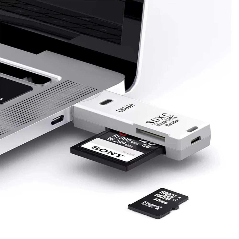 2 In 1 USB 3.0 Card Reader Micro TF SD Card Reader USB Adapter High Speed Card Reader TF Memory Card For PC Laptop Accessories