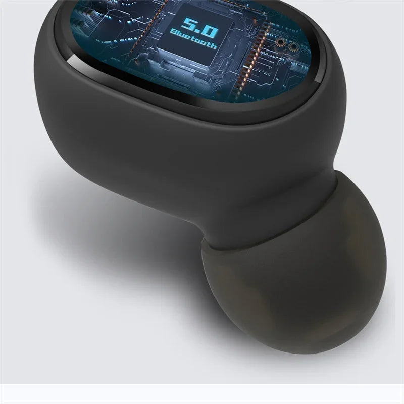 E6S TWS Wireless Bluetooth Earphones Digital Display Noise Cancelling Earbuds with Mic HiFi Stereo Sound Headset for Smartphones