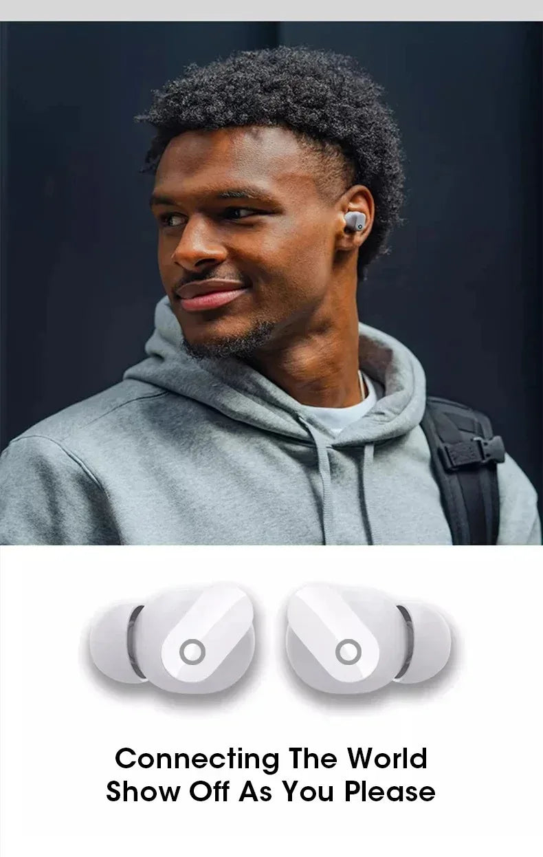 Buds 4 Pro Wireless Earbuds Bluetooth Earphones Noise Reduction Headphones HiFI Stereo Sound Built-in Mic Headset