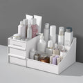 New Drawer Makeup Storage Box Dormitory Finishing Plastic Shelf Cosmetics Skin Care Dressing Table Desktop Makeup Storage Box