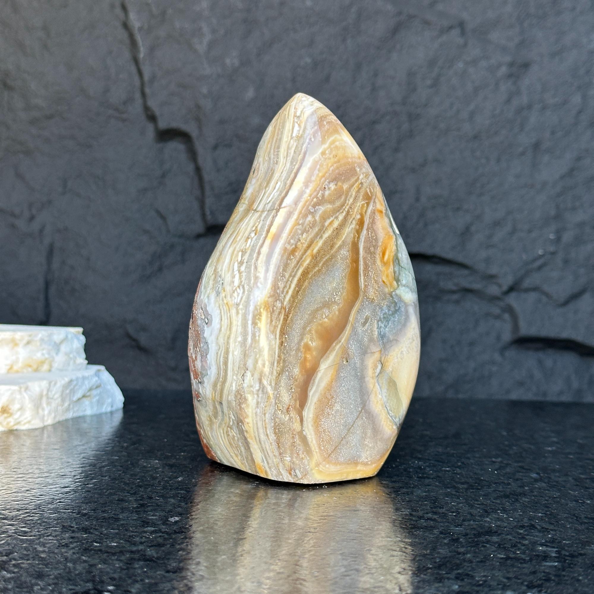 Jasper Stone from Uruguay Flame Shapped Crystals